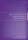 Image for Select Proceedings of the European Society of International Law, Volume 2, 2008