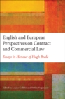 Image for English and European perspectives on contract and commercial law  : essays in honour of Hugh Beale