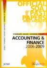Image for Accounting and Finance Standard Grade (G/C) SQA Past Papers