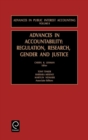 Image for Advances in Accountability : Regulation, Research, Gender and Justice
