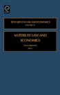 Image for Antitrust Law and Economics