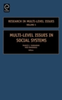 Image for Multi-Level Issues in Social Systems