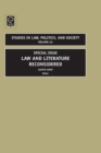 Image for Special issue : law and literature reconsidered