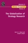 Image for The Globalization Of Strategy Research