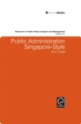 Image for Public administration Singapore-style : v. 19