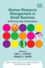 Image for Human resource management in small business  : achieving peak performance