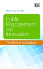 Image for Public procurement and innovation  : the role of institutions