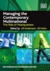 Image for Managing the contemporary multinational: the role of headquarters