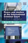 Image for Peace and Justice at the International Criminal Court