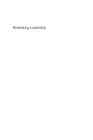 Image for Rethinking leadership: a new look at old leadership questions