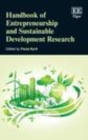 Image for Handbook of entrepreneurship and sustainable development research