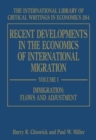 Image for Recent Developments in the Economics of International Migration