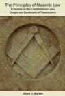 Image for Principles of Masonic Law: A Guide to Freemasonry