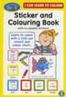 Image for STICKER AND COLOURING BOOK.AGE 3+