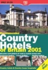 Image for Recommended country hotels of Britain 2001