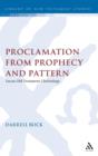 Image for Proclamation from Prophecy and Pattern : Lucan Old Testament Christology