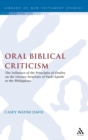 Image for Oral Biblical Criticism