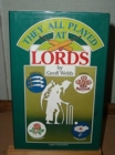 Image for They All Played at Lords