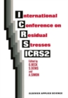 Image for Residual Stresses : International Conference Proceedings