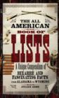 Image for The All American Book of Lists