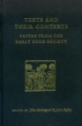 Image for Texts and Their Contexts