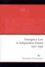 Image for Emergency Law in Independent Ireland, 1922-48