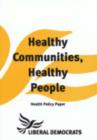 Image for Healthy Communities,Healthy People