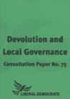 Image for Devolution and Local Governance