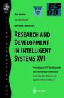 Image for Research and Development in Intelligent Systems XVI