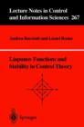Image for Liapunov Functions and Stability in Control Theory
