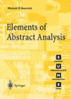 Image for Elements of Abstract Analysis