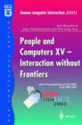 Image for People and Computers XV — Interaction without Frontiers