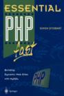 Image for Essential PHP fast  : building dynamic web sites with MySQL