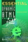 Image for Essential dynamic HTML fast  : developing an interactive web site