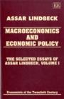 Image for Macroeconomics and Economic Policy : The Selected Essays of Assar Lindbeck: Volume I
