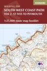 Image for South West Coast Path Map Booklet - Vol 2: St Ives to Plymouth : 1:25,000 OS Route Mapping