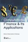 Image for Computational finance and its applications