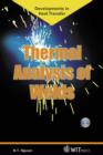 Image for Thermal Analysis of Welds