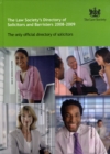 Image for The Law Society&#39;s directory of solicitors and barristers, 2008-2009  : the only official directory of solicitors in England and Wales