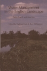 Image for Water Management in the English Landscape