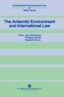 Image for The Antarctic Environment and International Law