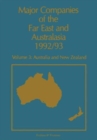 Image for Major Companies of the Far East and Australasia : v. 3 : Australia and New Zealand