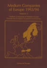 Image for Medium Companies of Europe : Medium Companies of Western Europe Outside the European Community