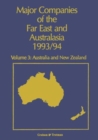 Image for Major Companies of the Far East and Australasia : Australia and New Zealand