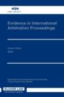 Image for Evidence in International Arbitration Proceedings