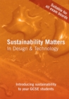 Image for Sustainability Matters in Design and Technology