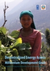 Image for Decentralized Energy Access and the Millennium Development Goals