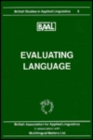 Image for Evaluating Language (BAAL 8)