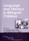 Image for Language and Literacy in Bilingual Children