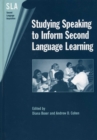 Image for Studying speaking to inform second language learning